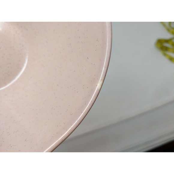 Mid Century Modern Monterey California Pottery Gravy Boat Speckled Organic Pink - Picture 5 of 6